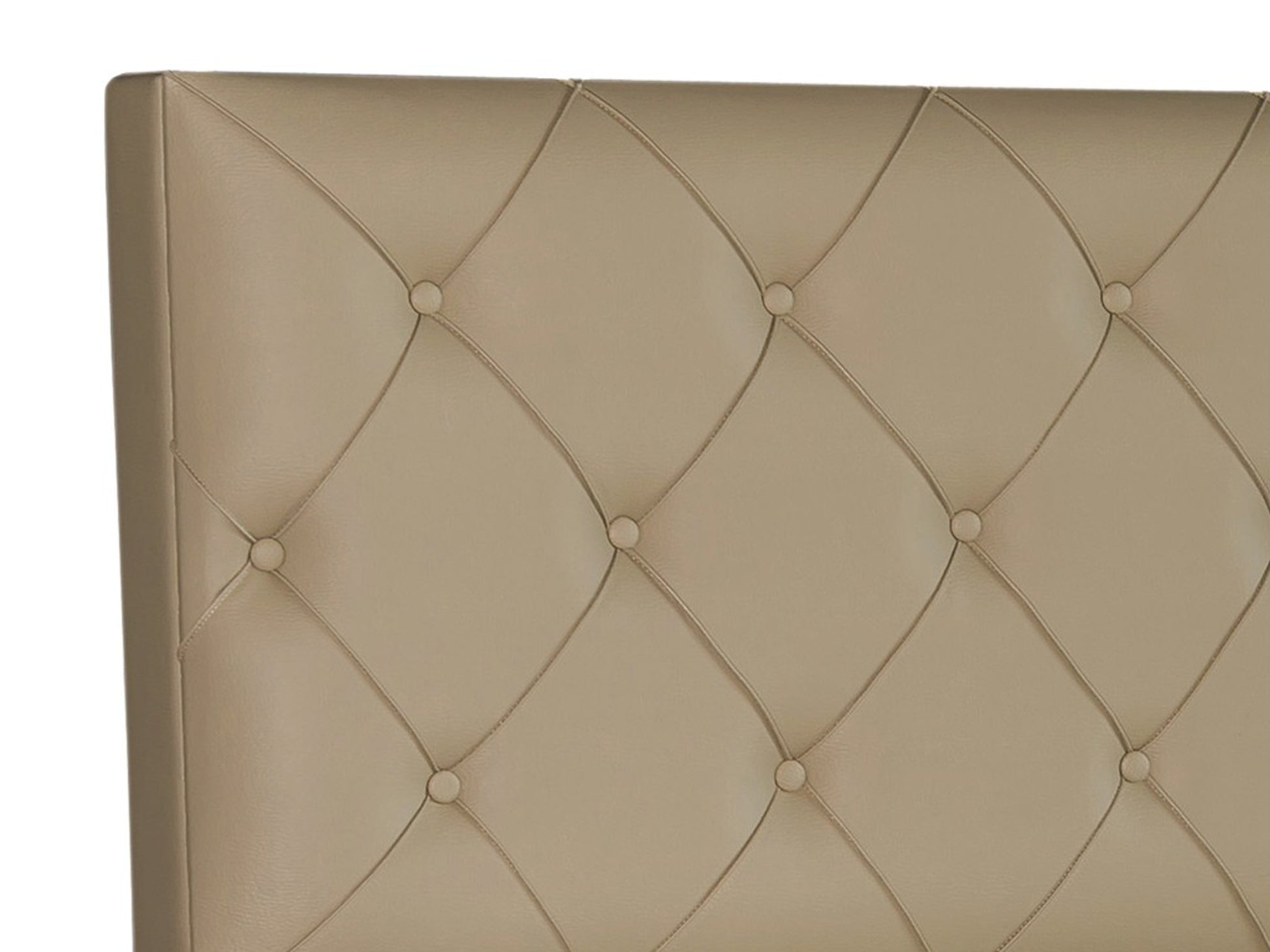 Boxspringbett Turin 180x200 Muddy – Kunstleder, 7‑Zonen & Topper - Interbed