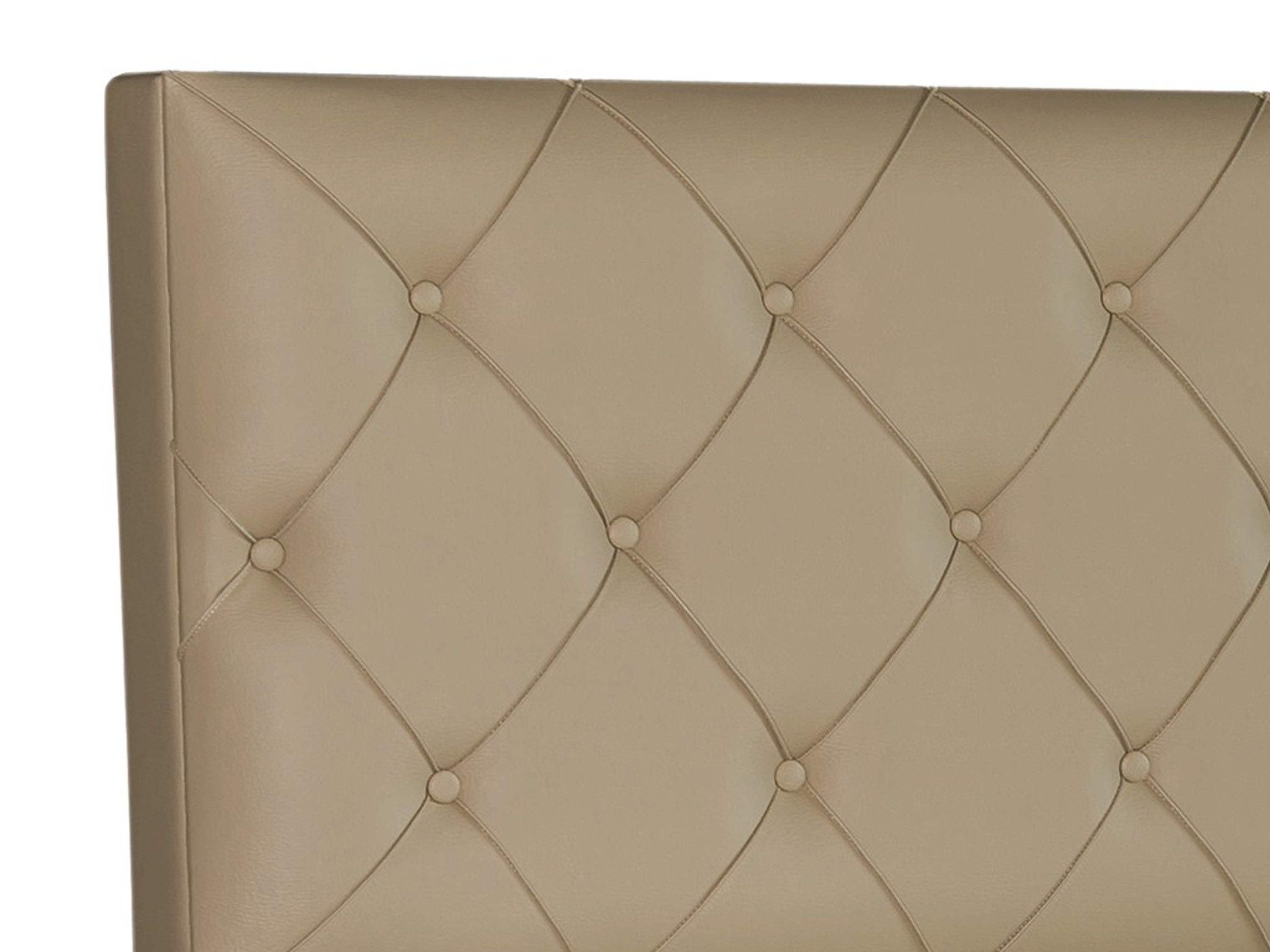 Boxspringbett Turin 180x200 Muddy – Kunstleder, 7‑Zonen & Topper - Interbed