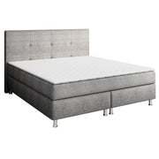 Boxspringbett NYC 180x200 cm Webstoff Anthrazit - Interbed