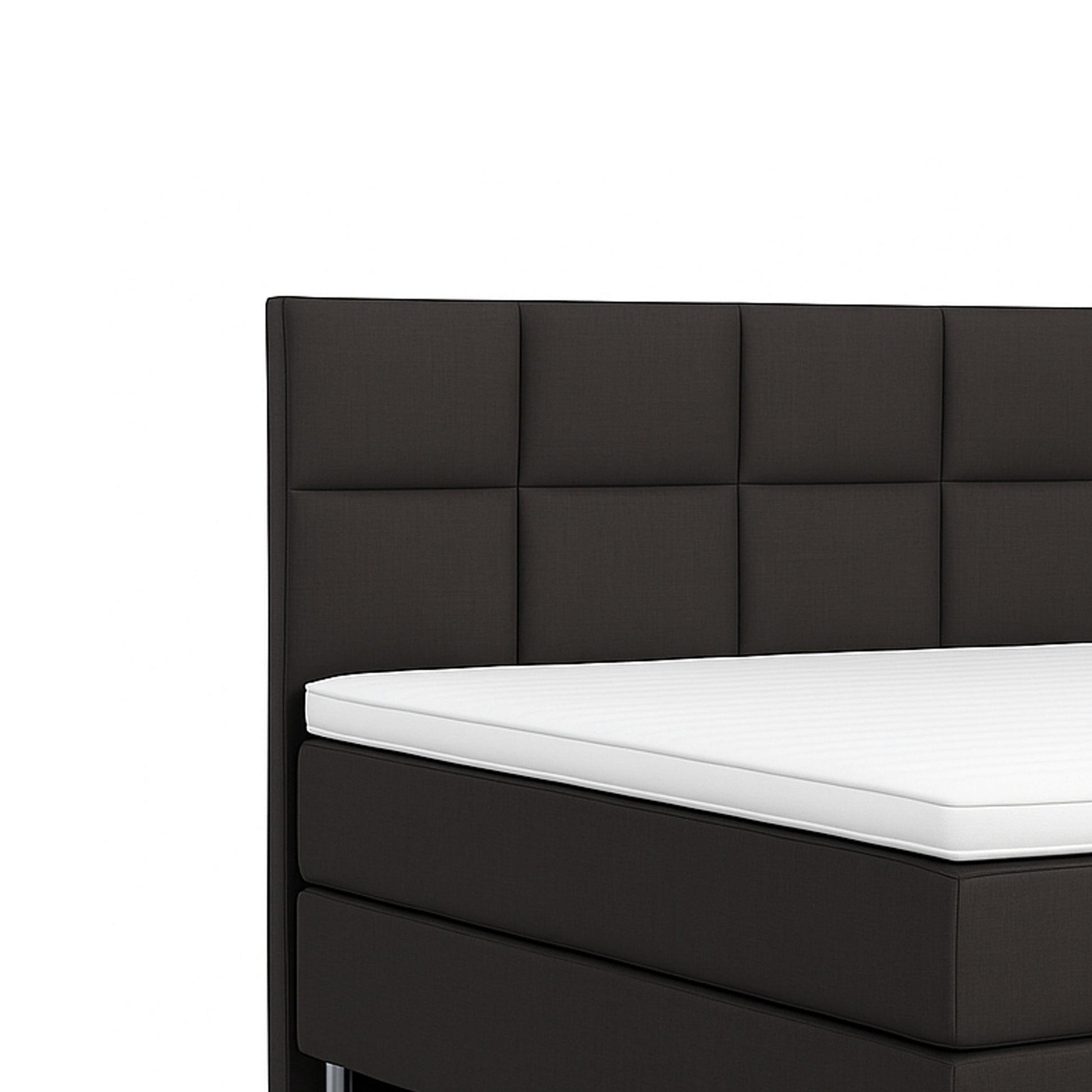 Boxspringbett MIAMI 140x200 – 7‑Zonen Tonnentaschenfederkern & Visco‑Topper - Interbed
