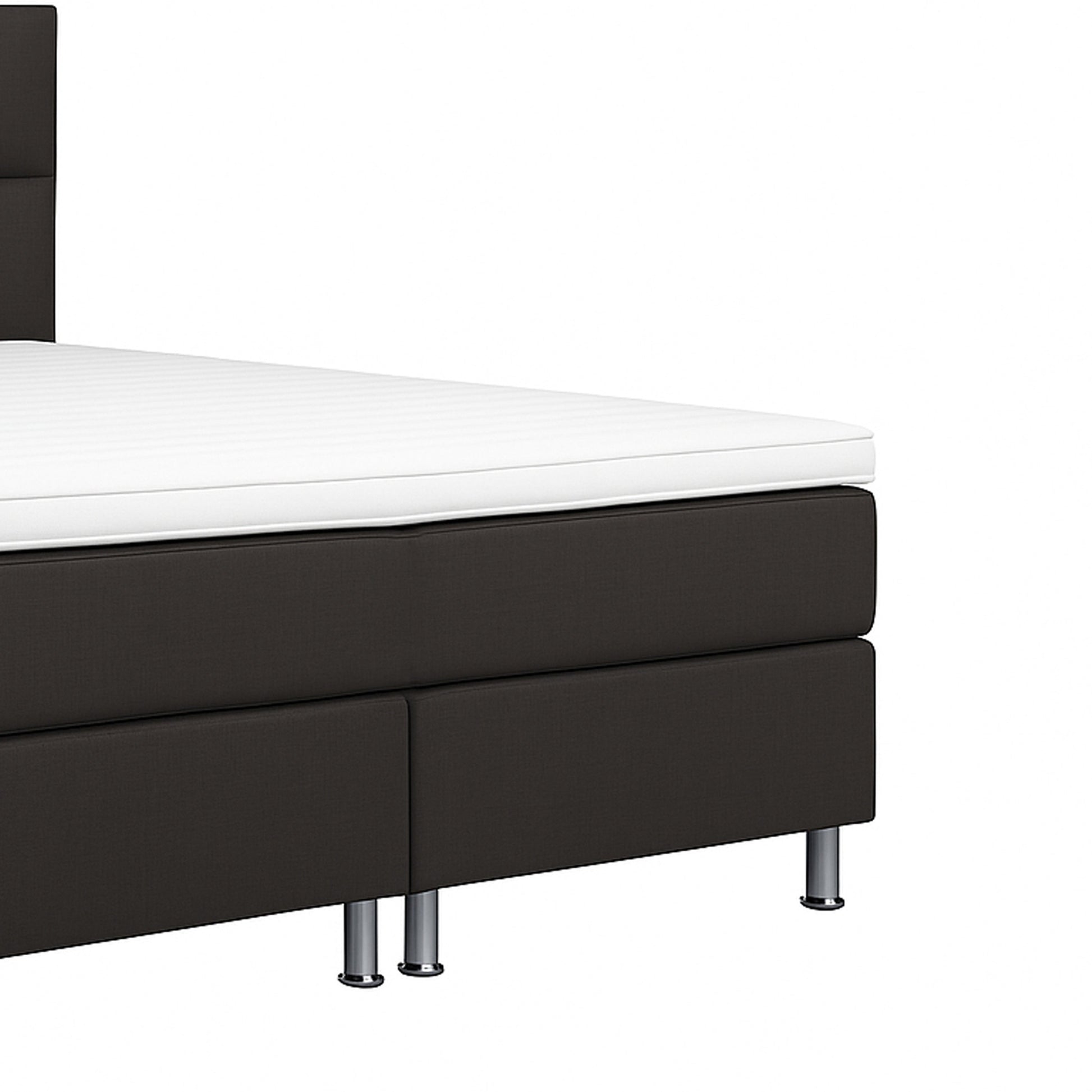 Boxspringbett MIAMI 140x200 – 7‑Zonen Tonnentaschenfederkern & Visco‑Topper - Interbed