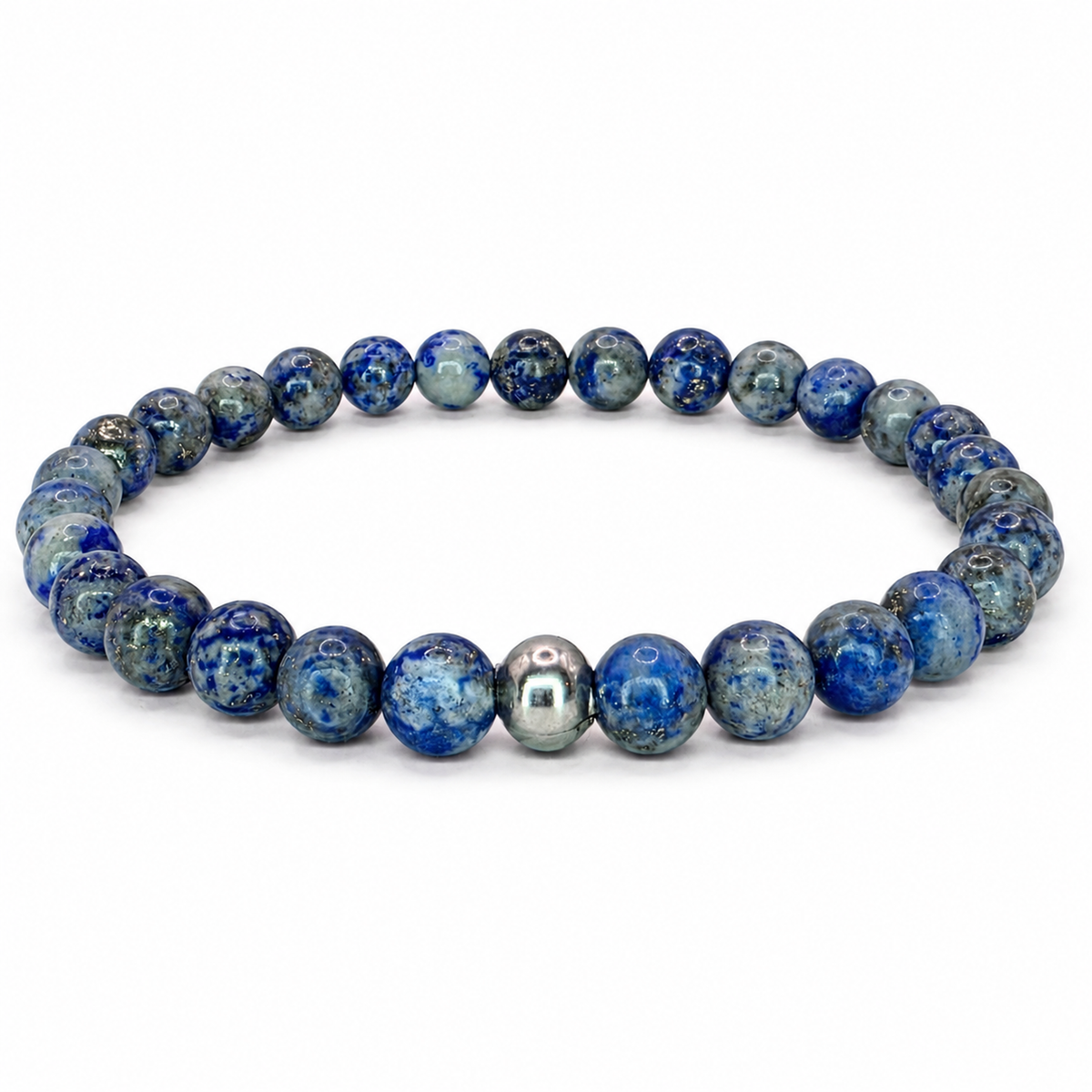 Lapislazuli Armband Natursteinperlen 6 mm - Interbed
