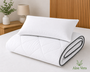 Schlaf-Set Aloe Vera Steppdecke 135x200 cm & Kissen 40x80 cm - Interbed