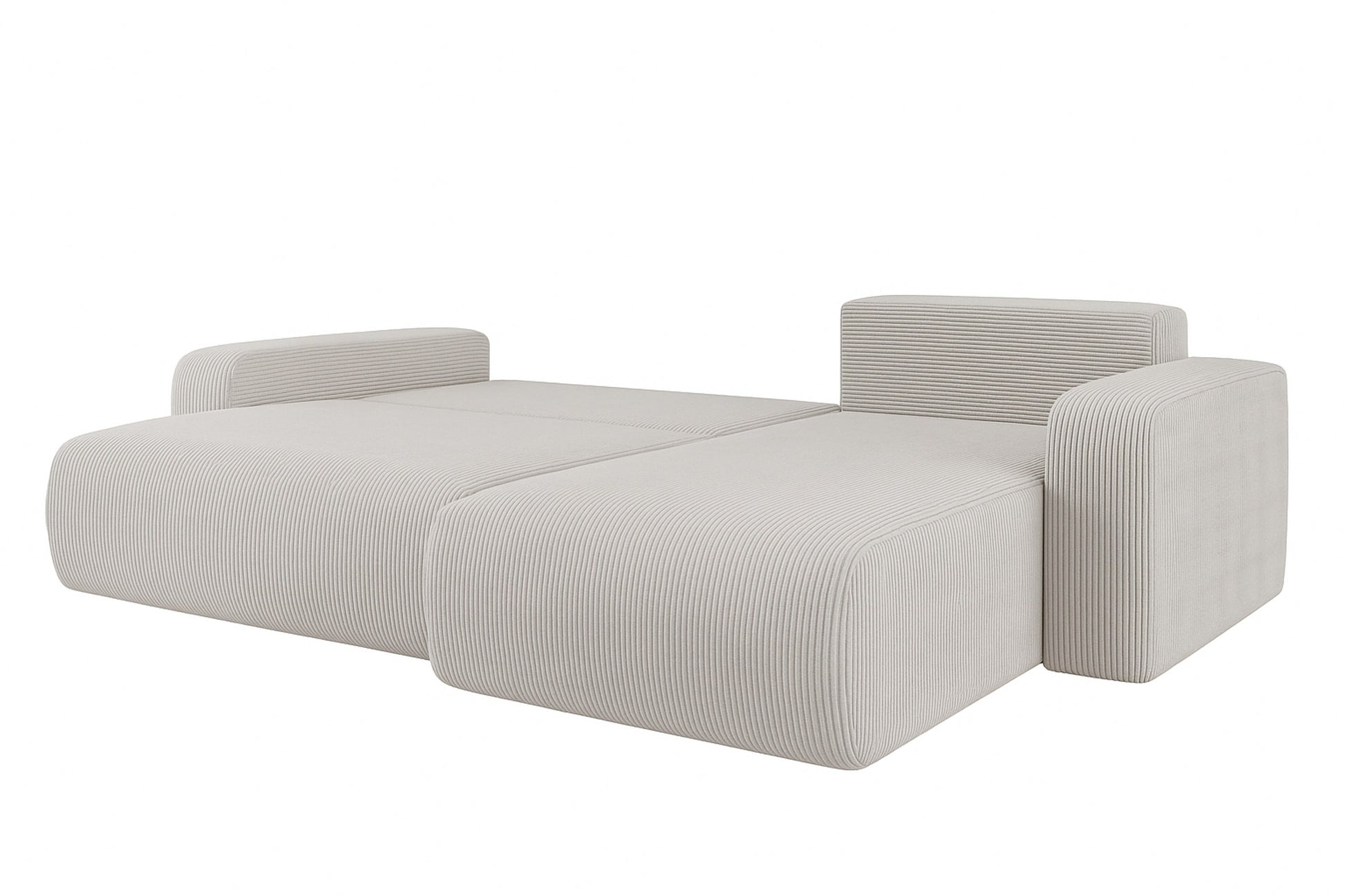 Ecksofa Austin 244x145 cm Cord Creme Poso 100 - Interbed