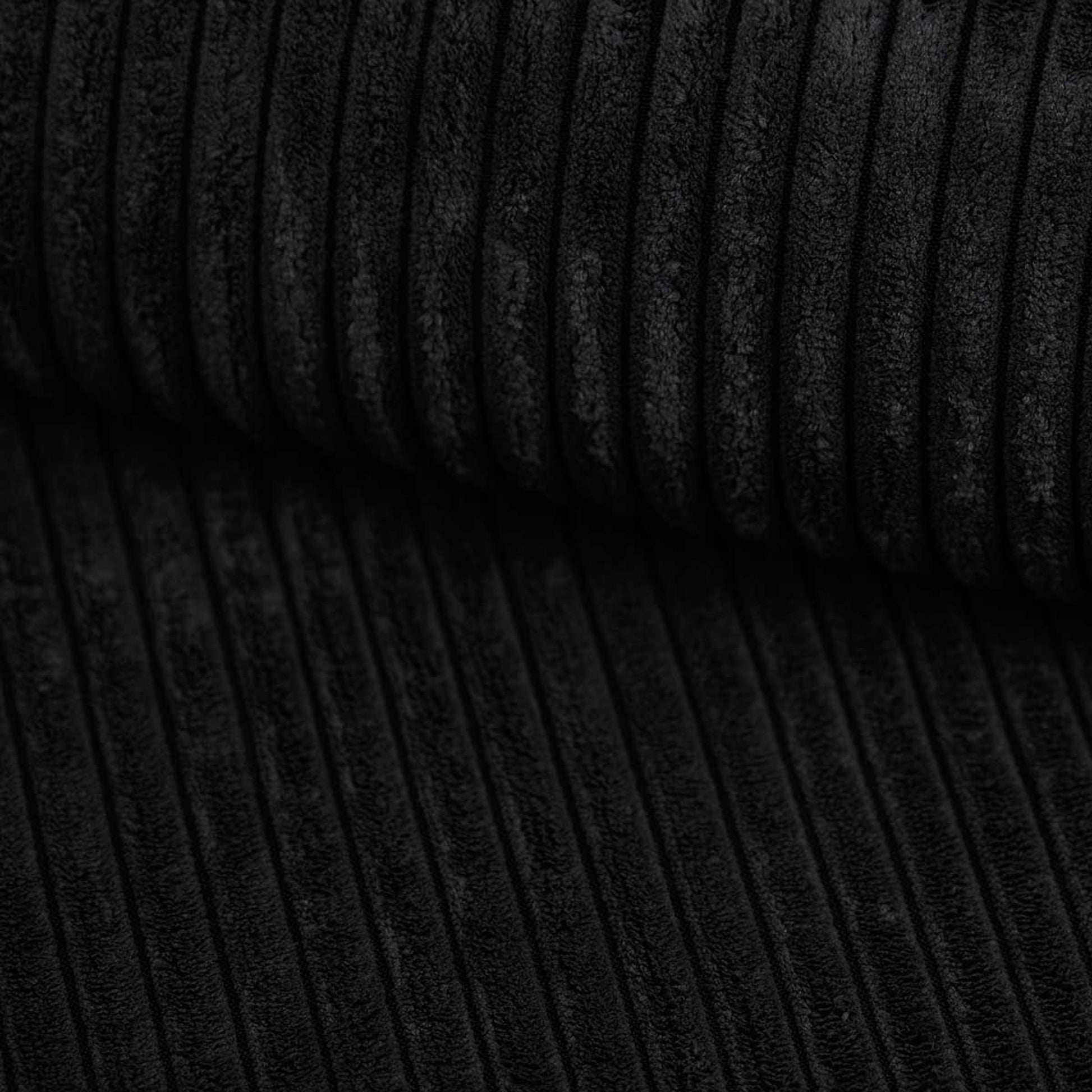 Ecksofa Austin 244x145 cm Cord Schwarz Poso 135 - Interbed