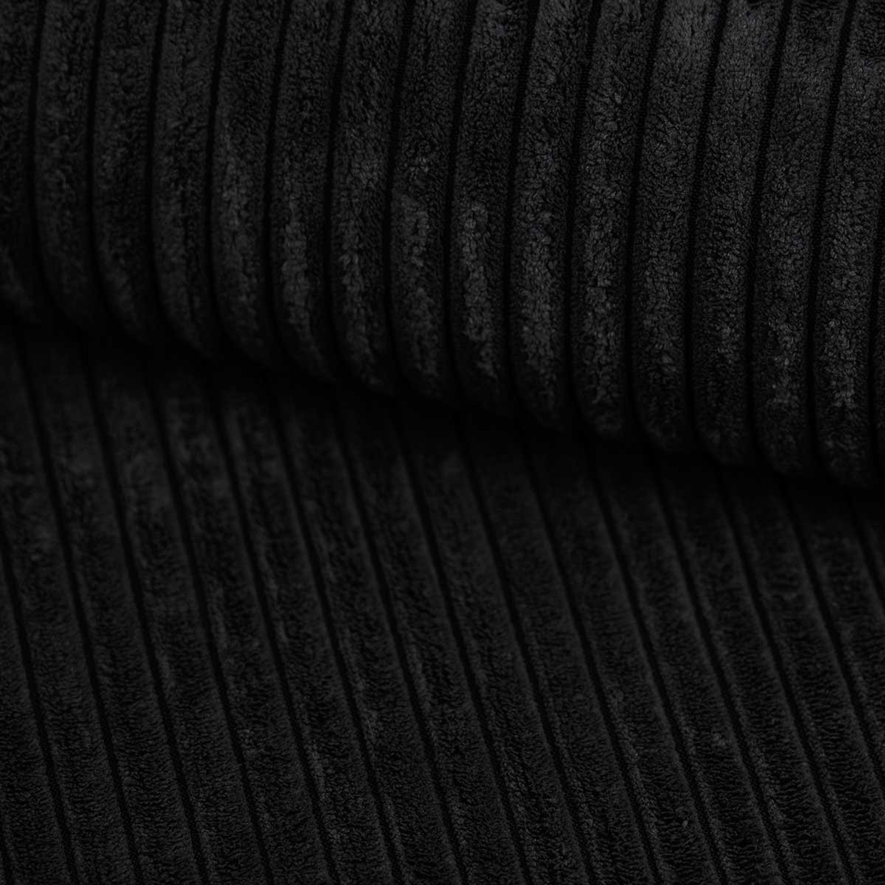 Ecksofa Austin 244x145 cm Cord Schwarz Poso 135 - Interbed