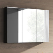 Spiegelschrank Neapel glänzend Schwarz 85 cm - Interbed