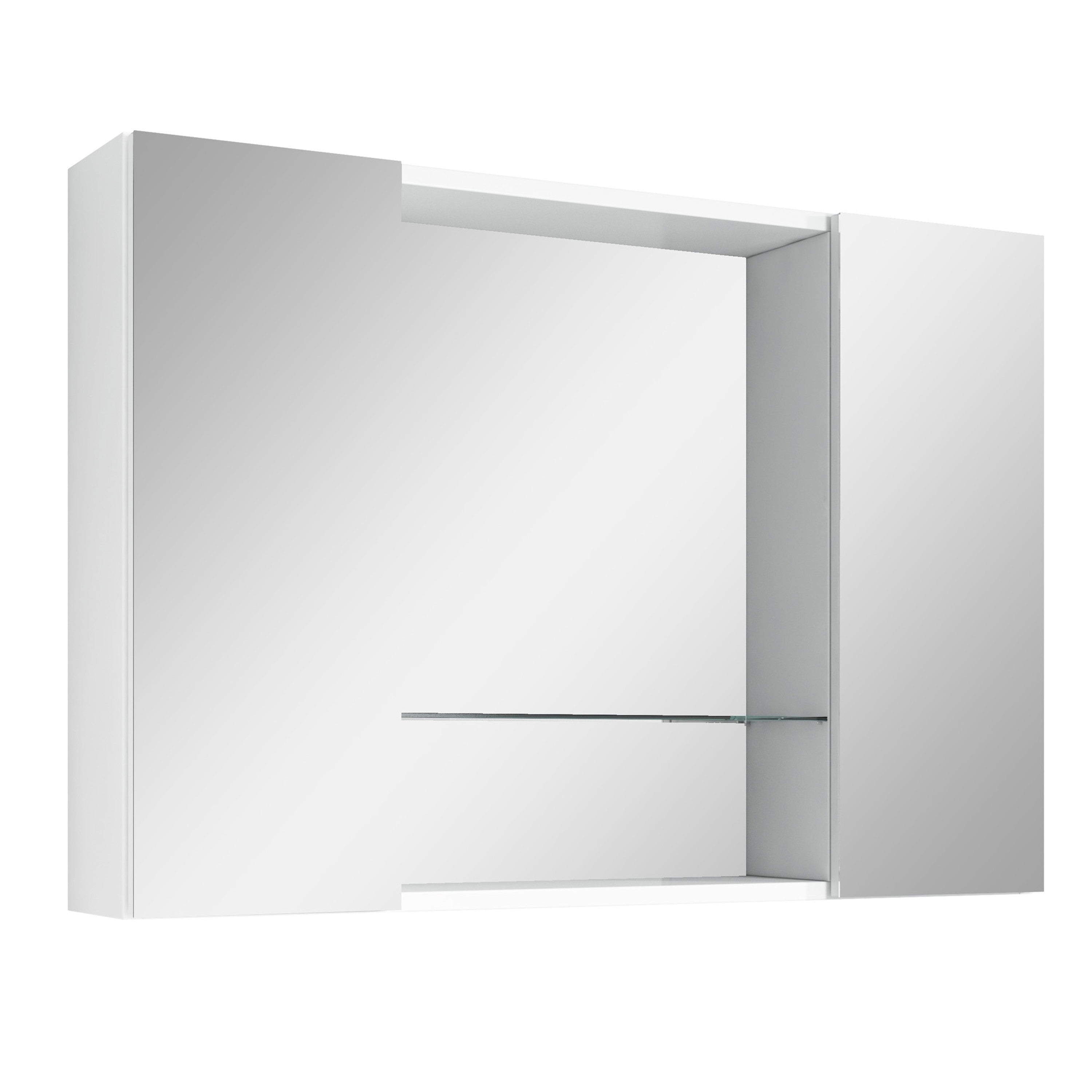 Spiegelschrank Debby weiß 85 cm - Interbed