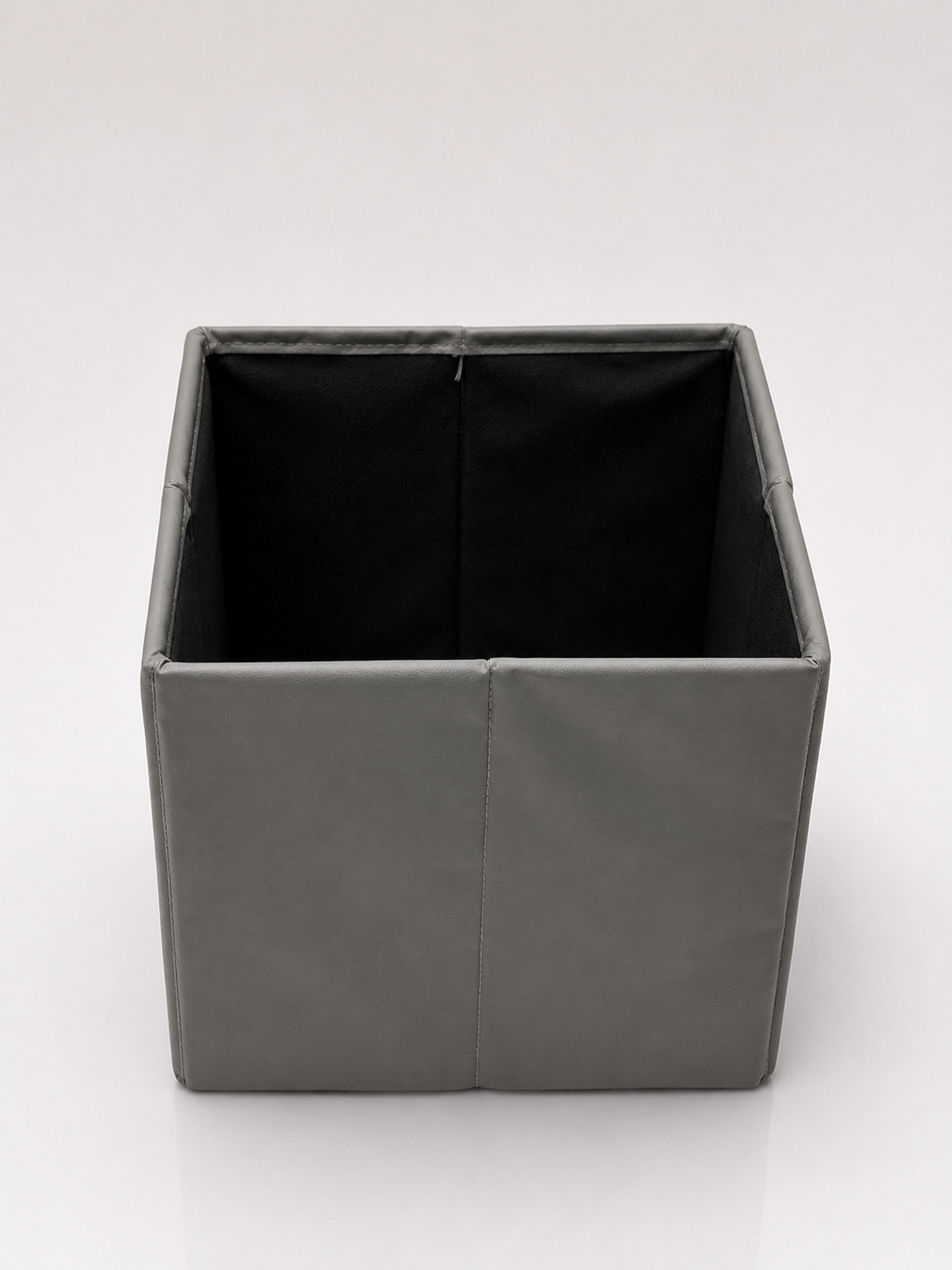 Hocker Box Faltbare Sitzbank mit abnehmbaren Deckel und Stauraum Anthrazit - Interbed