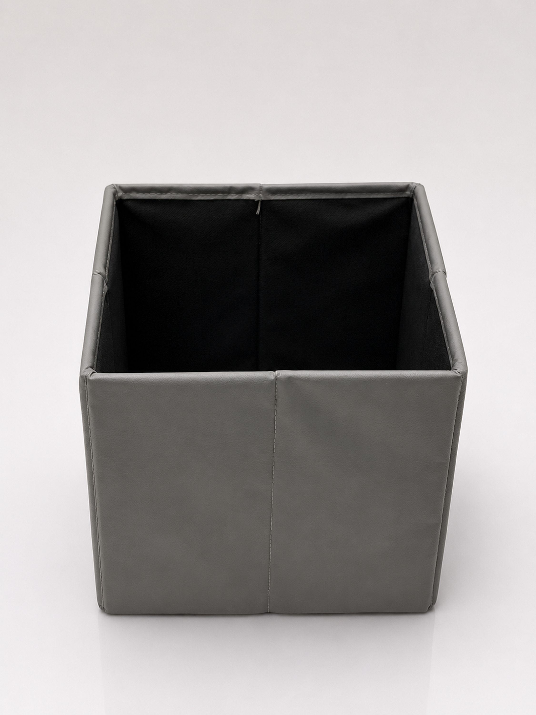 Hocker Box Faltbare Sitzbank mit abnehmbaren Deckel und Stauraum Anthrazit - Interbed