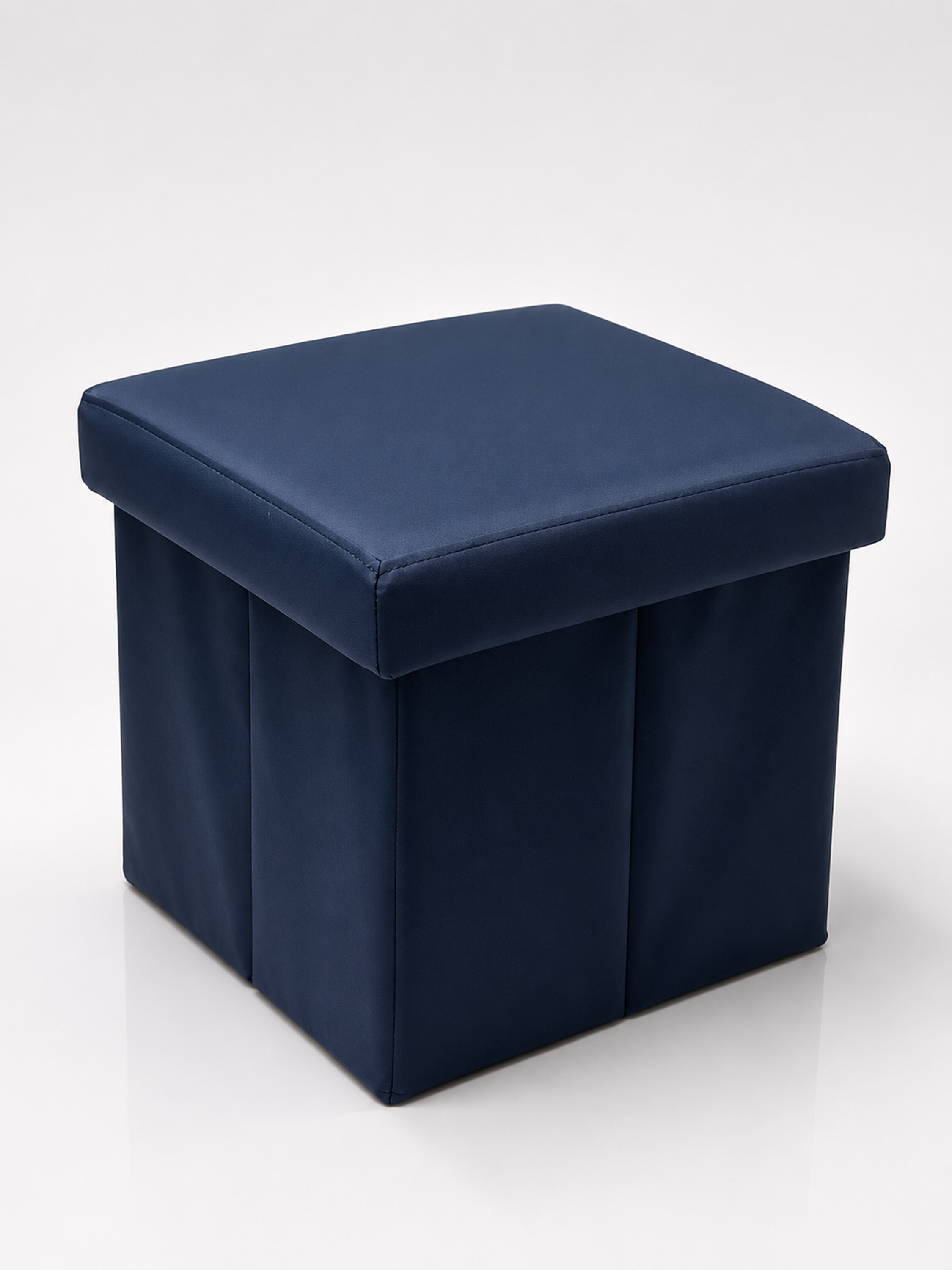 Hocker Box Faltbare Sitzbank mit abnehmbaren Deckel und Stauraum Blau - Interbed