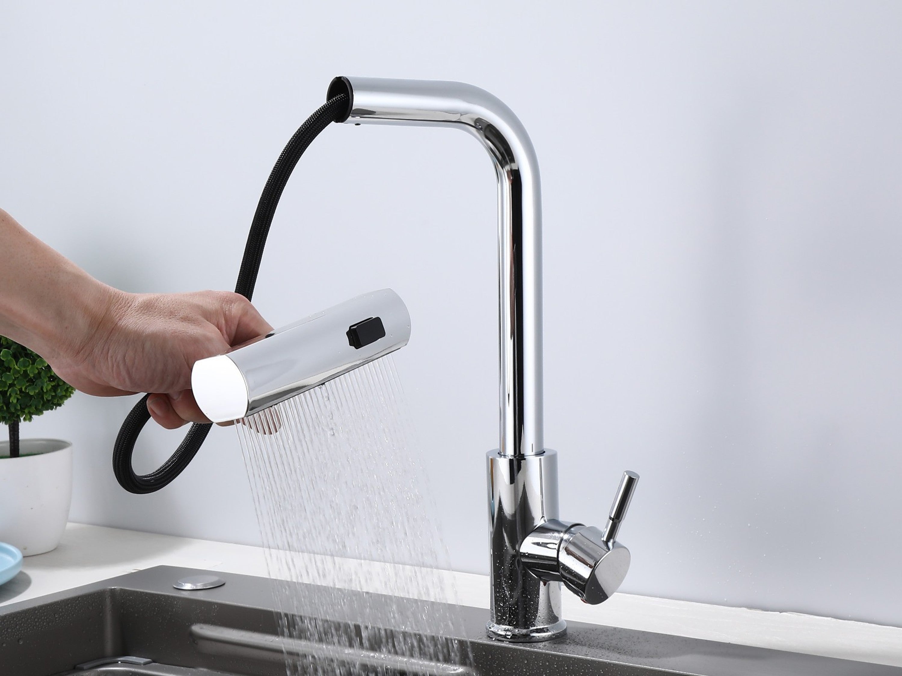 Küchenarmatur 360° Wasserhahn Verchromt - Interbed