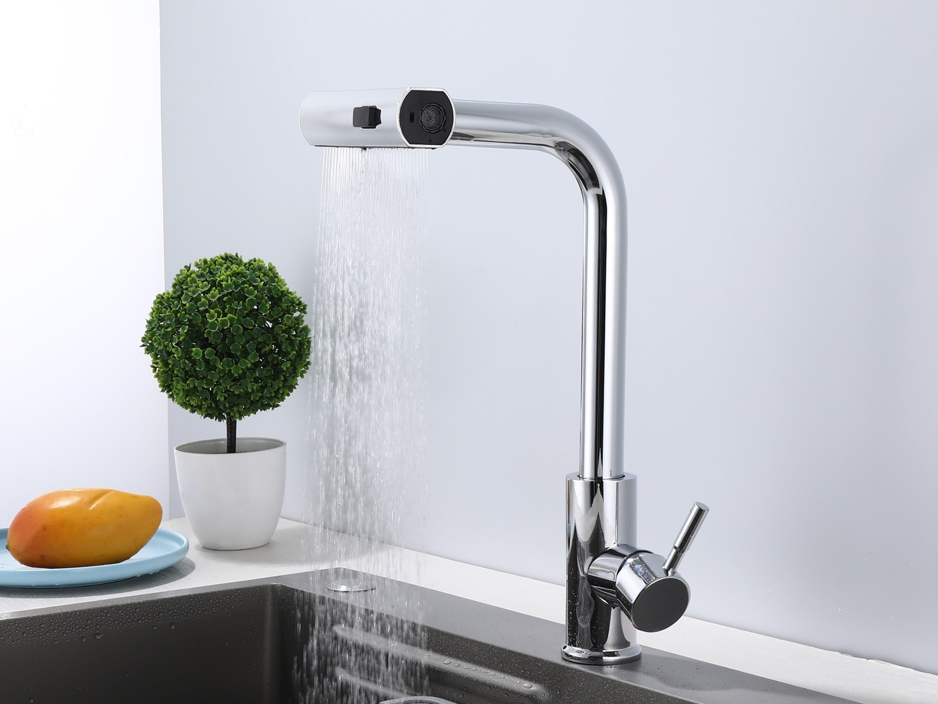 Küchenarmatur 360° Wasserhahn Verchromt - Interbed