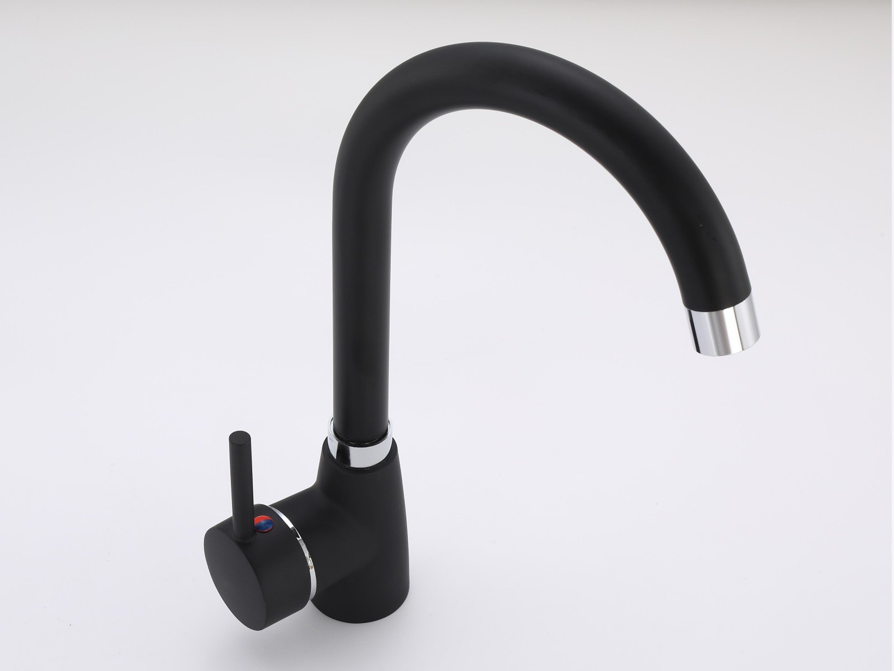 Küchenarmatur 360° Wasserhahn Schwarz - Interbed