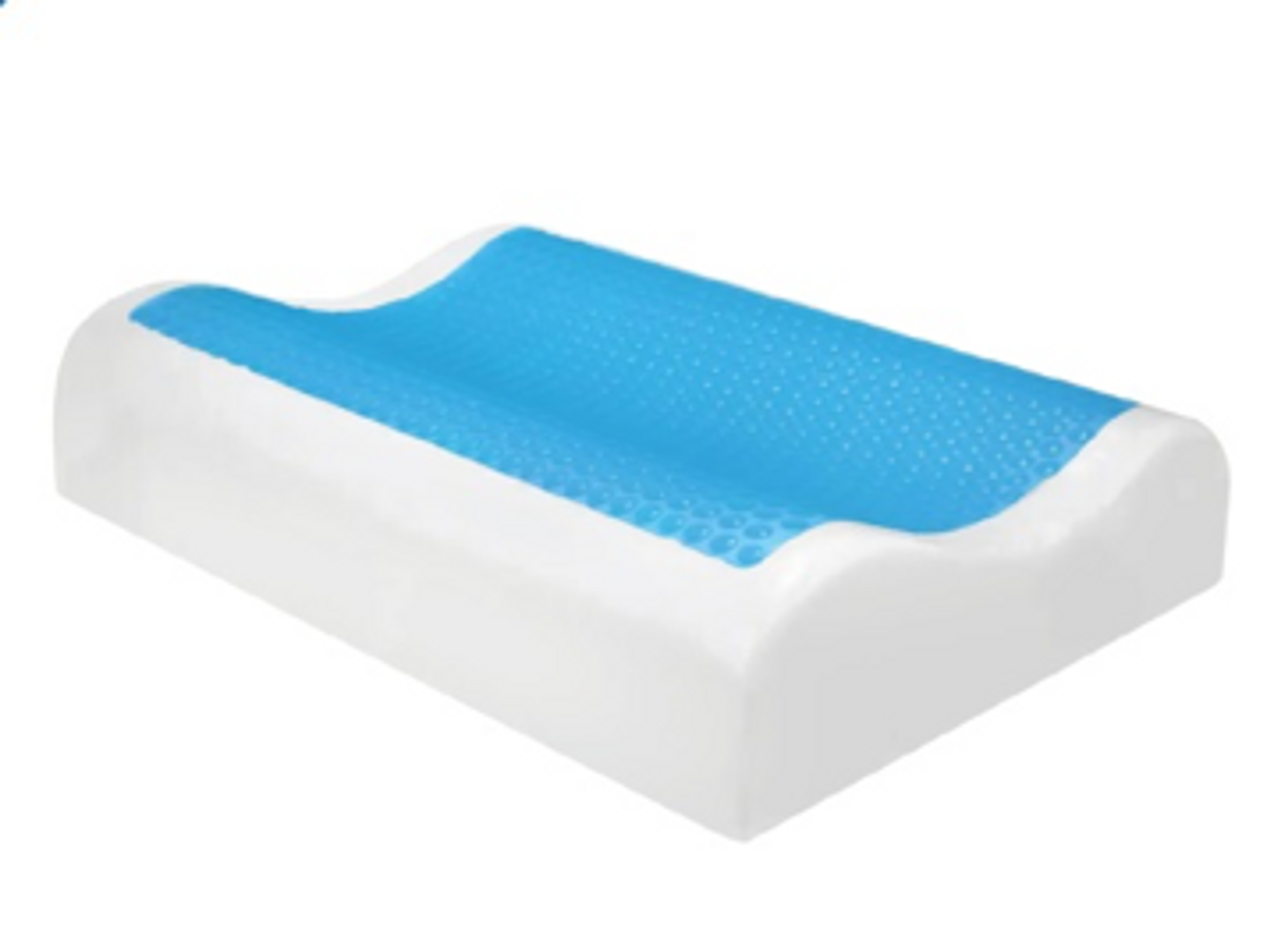 Viscokissen mit Gel-Technologie mit Visco Nackenstützkissen 60×40×14/12 cm