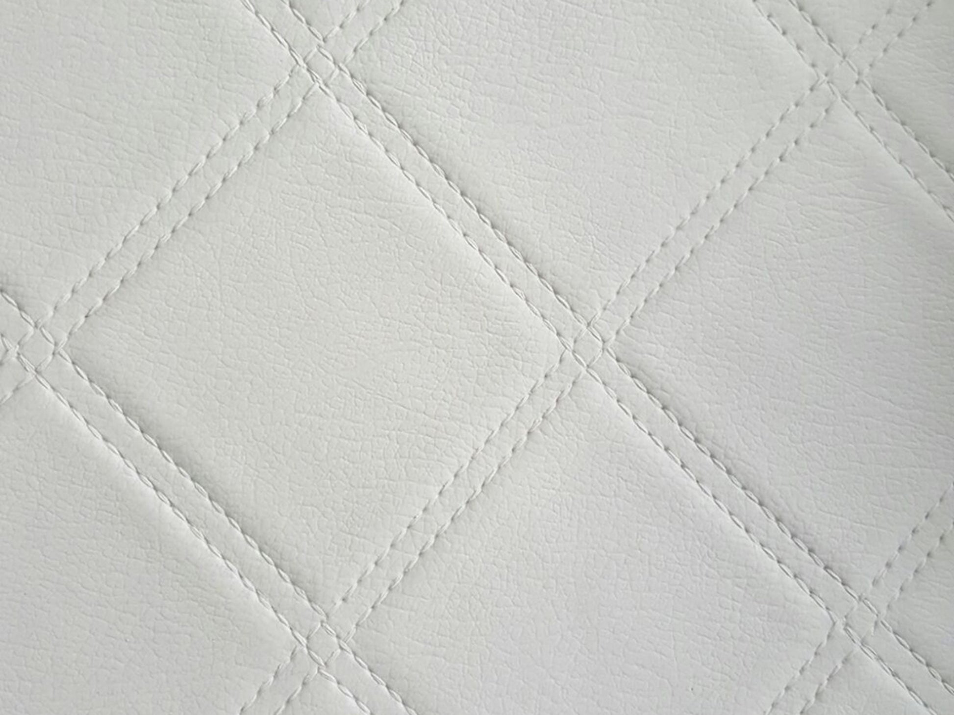 Boxspringbett Madrid 180x200 cm Kunstleder Weiß - Interbed