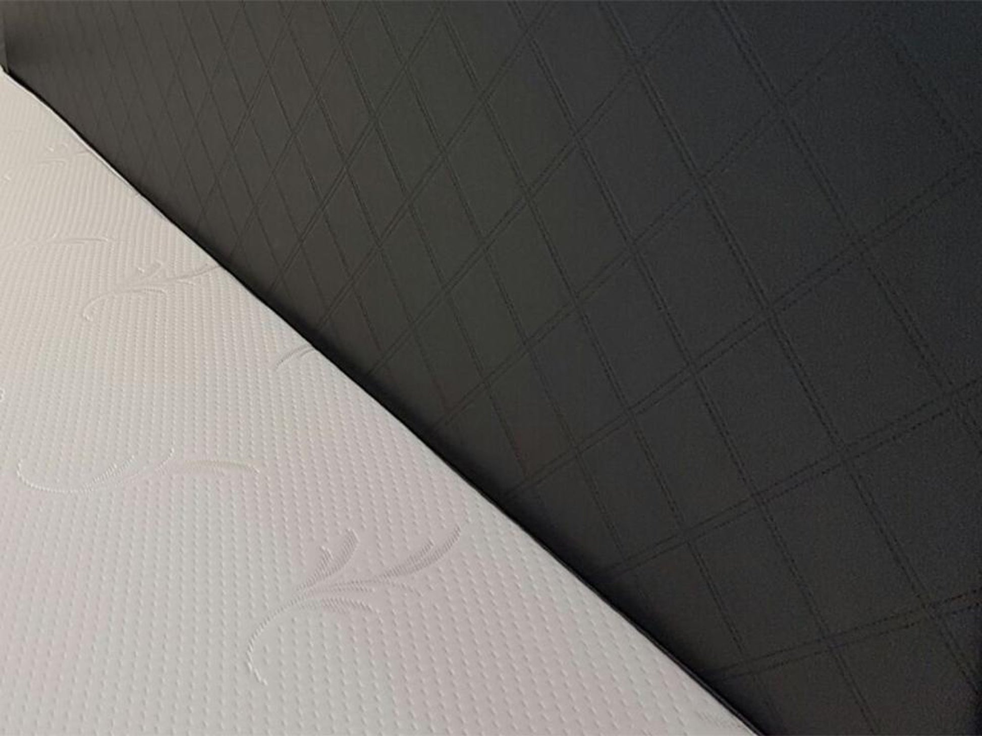 Boxspringbett Madrid 180x200 cm Kunstleder Schwarz - Interbed