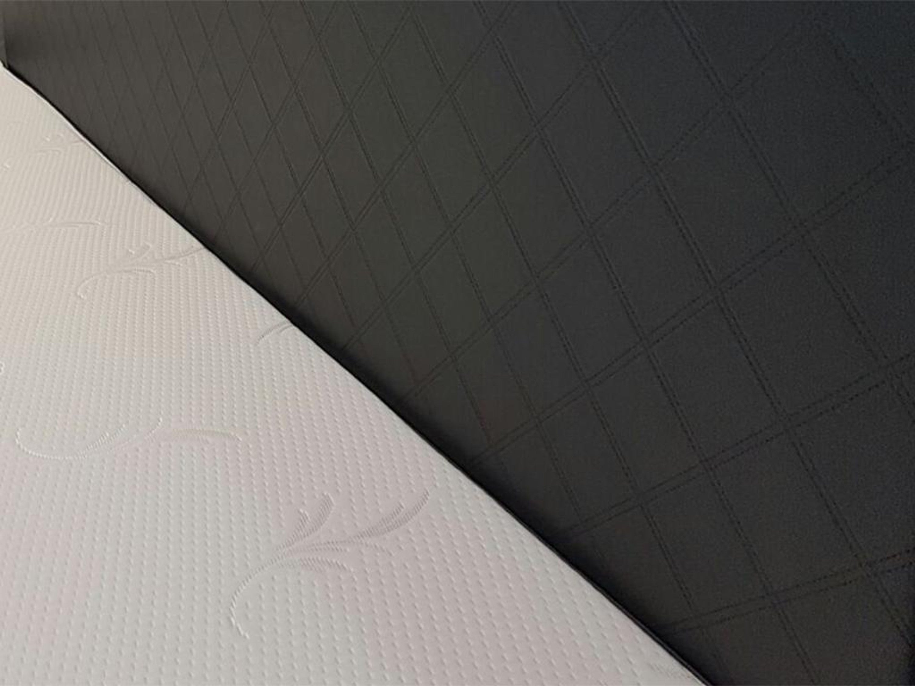 Boxspringbett M1 180x200 cm Kunstleder Schwarz