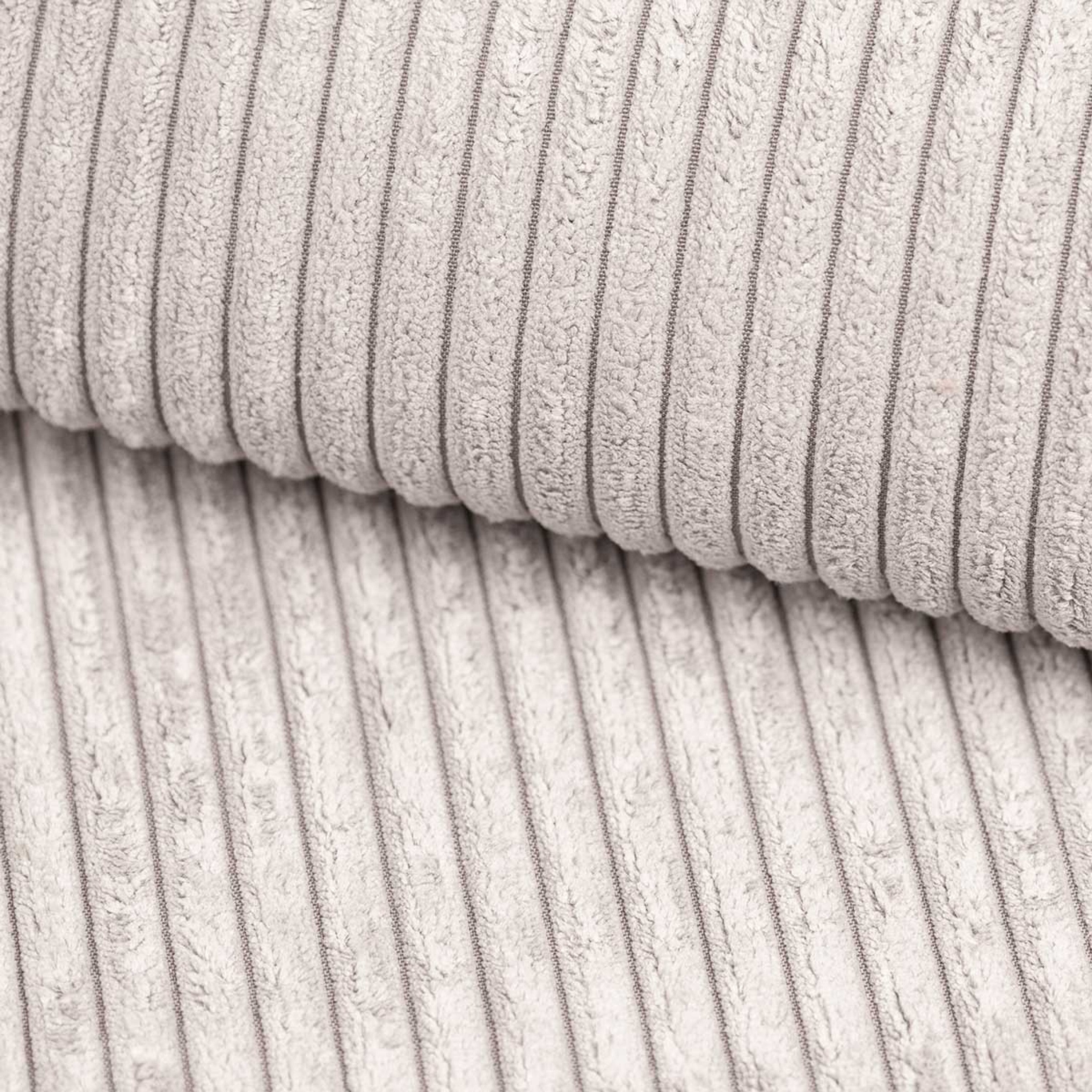 Ecksofa Austin 244x145 cm Cord Creme Poso 100 - Interbed