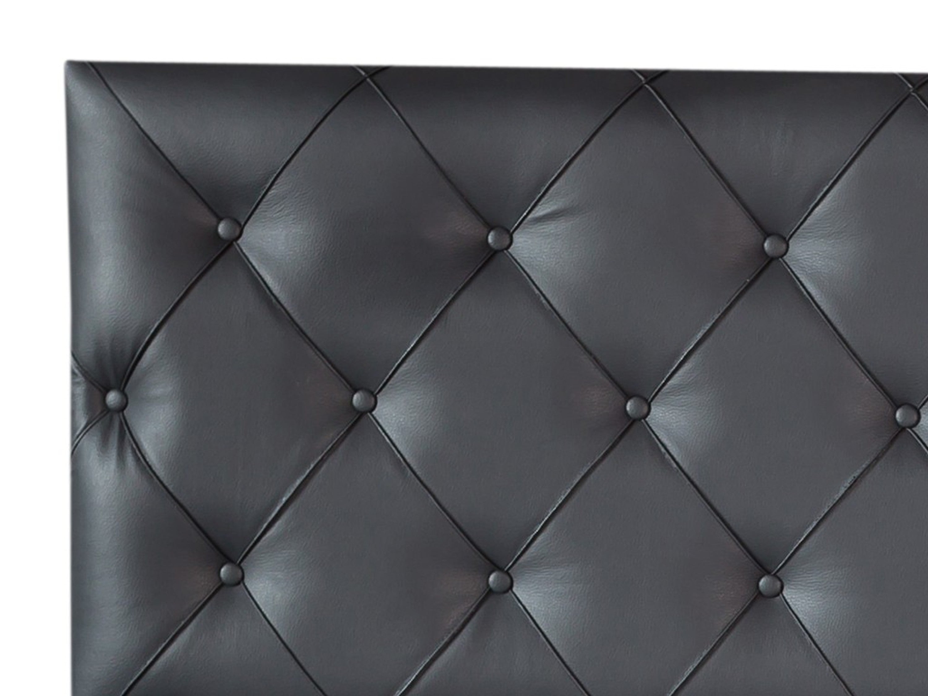 Boxspringbett Turin 180×200 Anthrazit – Kunstleder, 7‑Zonen TFK & Topper - Interbed