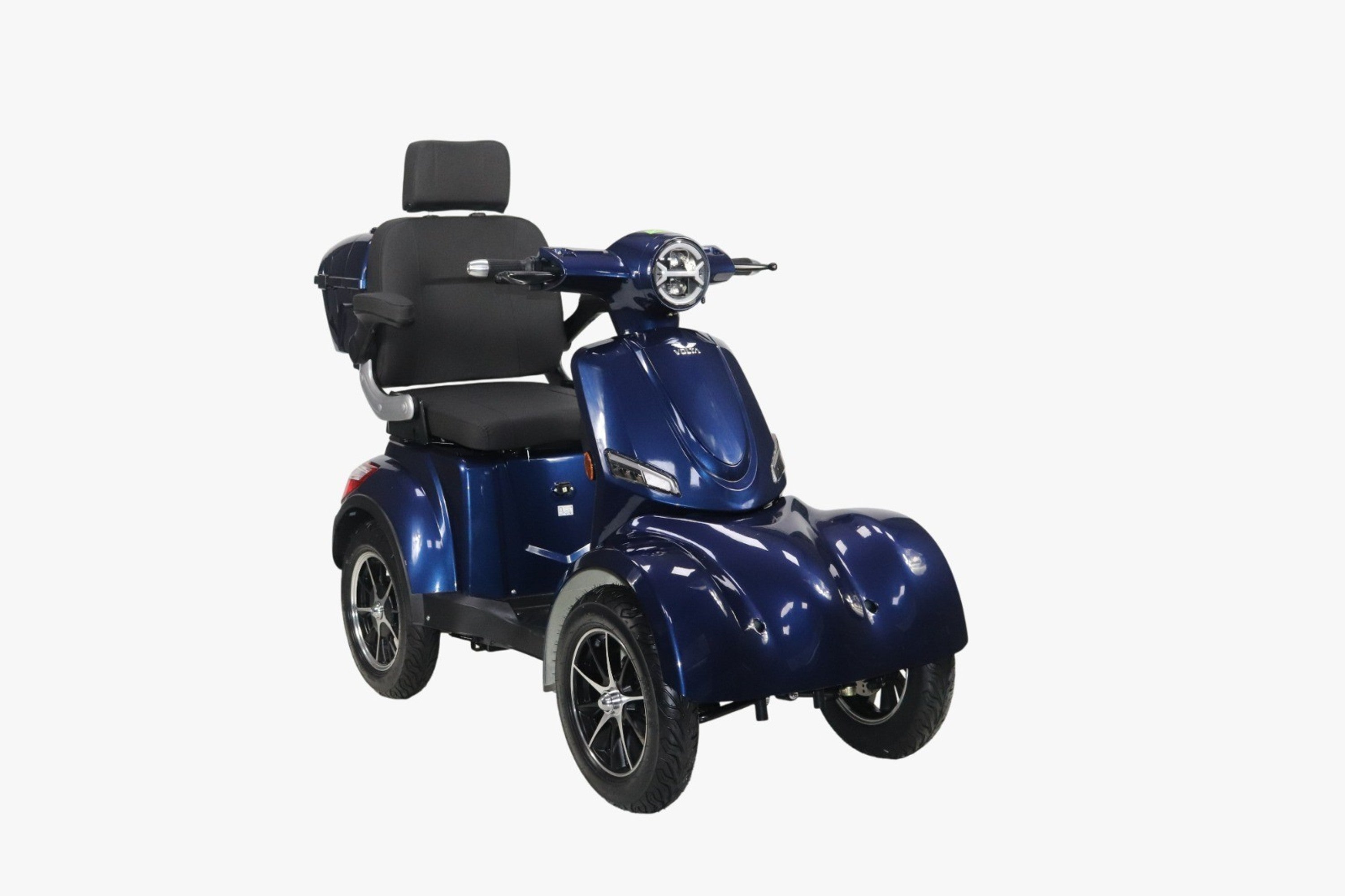 E-Motorroller Seniorenmobil 4-Rad in Grau Seniorenroller E-Roller Blau