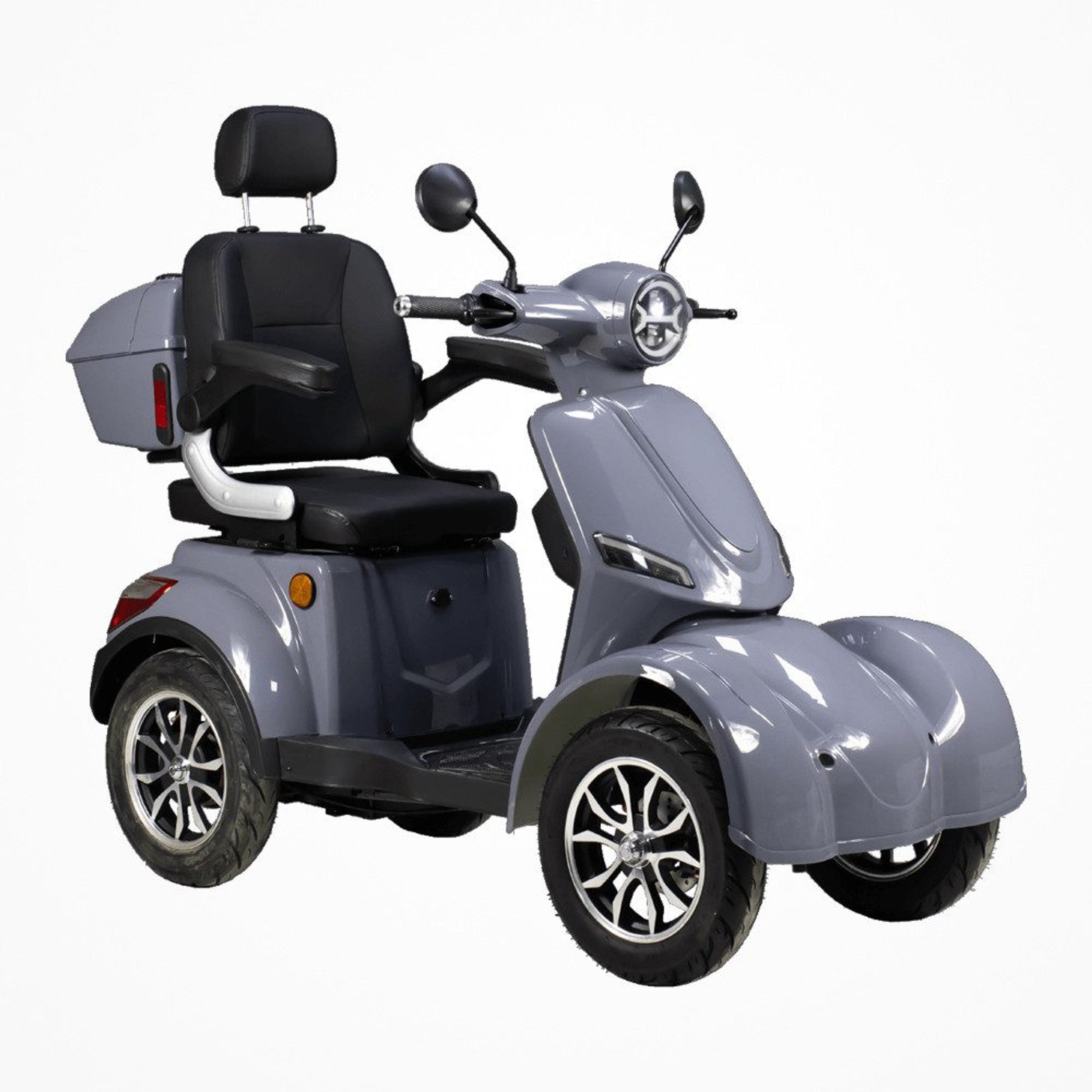 E-Motorroller Seniorenmobil 4-Rad in Grau Seniorenroller E-Roller Grau