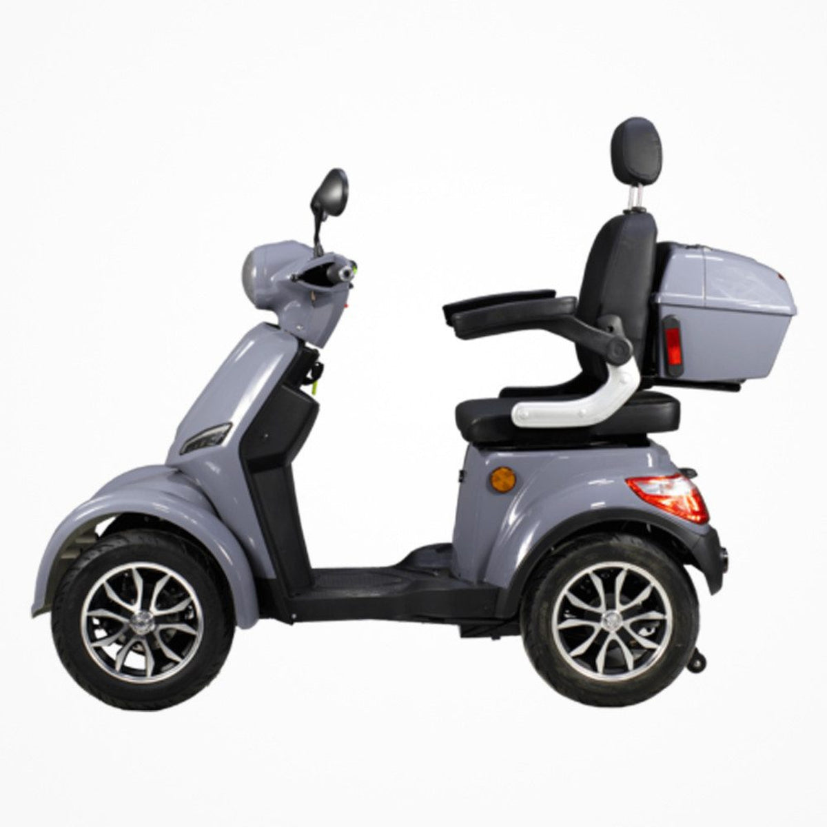 E-Motorroller Seniorenmobil 4-Rad in Grau Seniorenroller E-Roller Grau