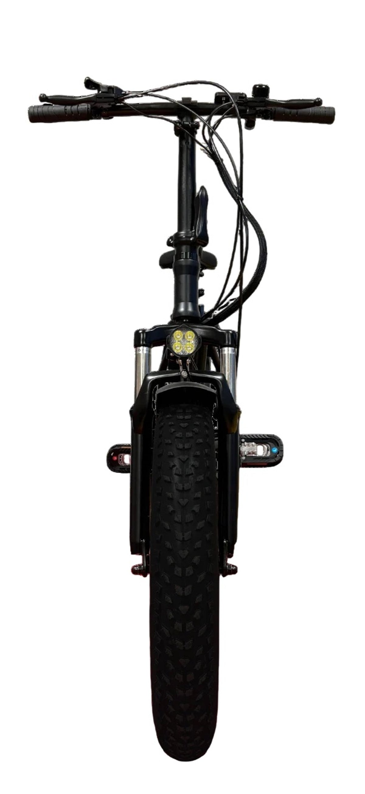 E-Bike Mountainbike 20'' Elektrofahrrad Faltbares E-Fahrrad Schwarz