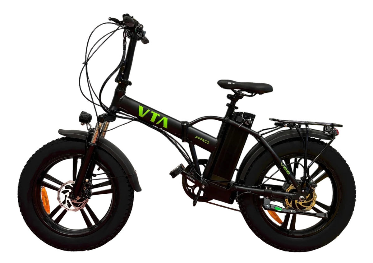 E-Bike Mountainbike 20'' Elektrofahrrad Faltbares E-Fahrrad Schwarz
