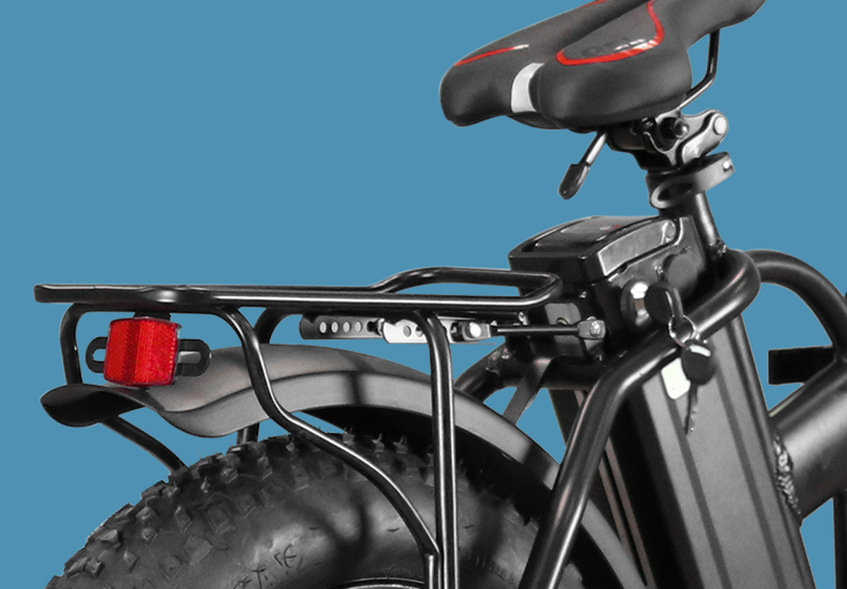 E-Bike Mountainbike 20'' Elektrofahrrad Faltbares E-Fahrrad Schwarz