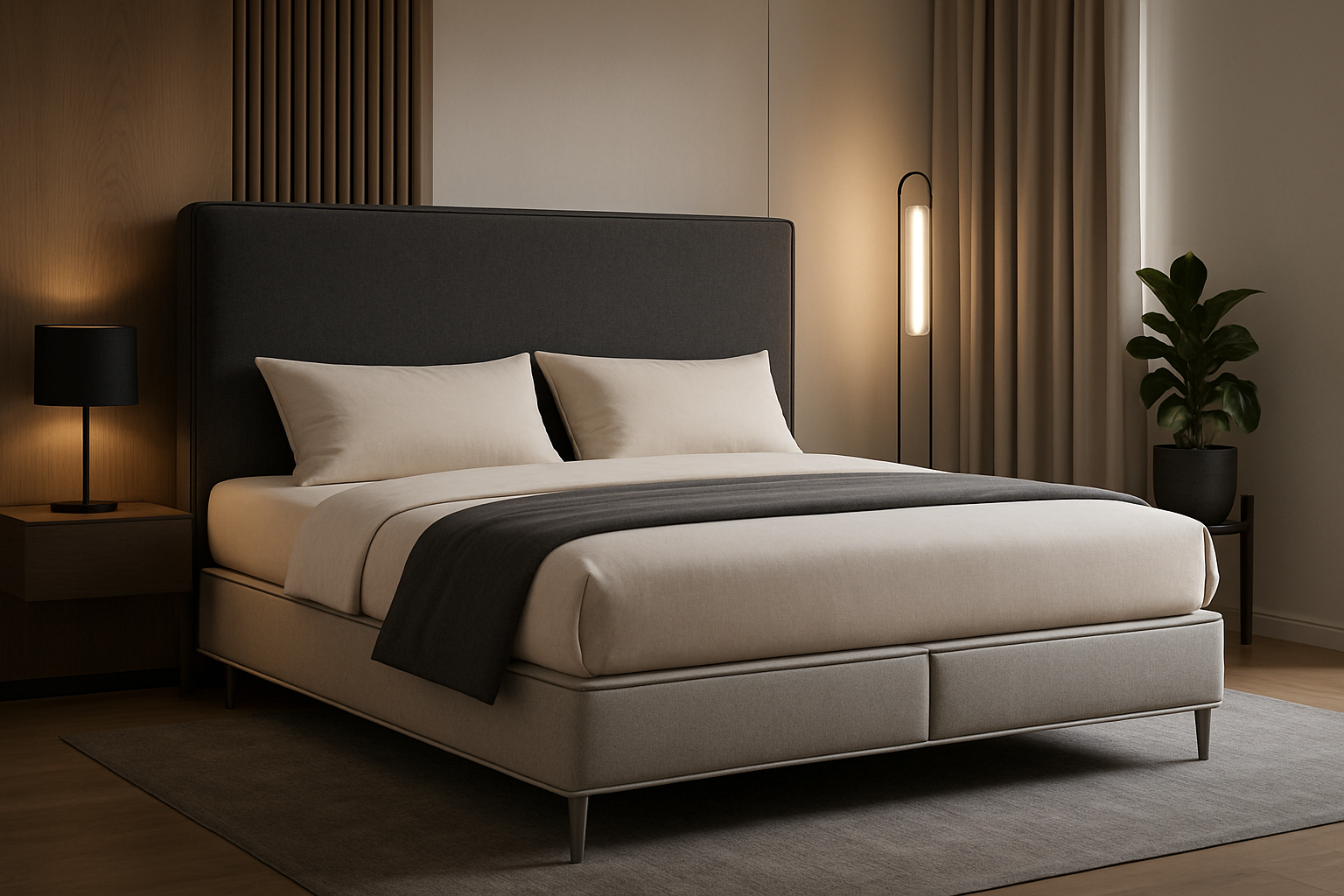 sehr moderne und hocwertige boyspringbett